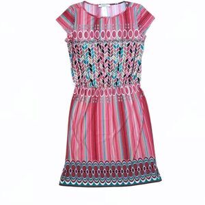 Laundry by Design 70's Style Patterened Dress